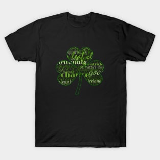 Irelands St patricks day three leaf shamrock T-Shirt